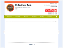 Tablet Screenshot of mybrotherstable.org